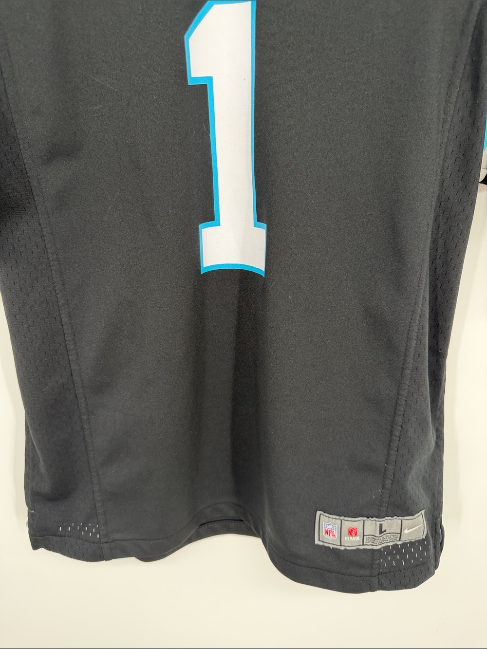 Carolina Panthers NFL Onfield Jersey #1 Newton Youth Size Large 14-16 - Picture 4 of 10